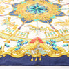 Hermès Carré 90 "LUNAPARK" Silk handkerchief in Navy Blue Secondhand