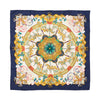 Hermès Carré 90 "LUNAPARK" Silk handkerchief in Navy Blue Secondhand