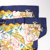 Hermès Carré 90 "LUNAPARK" Silk handkerchief in Navy Blue Secondhand