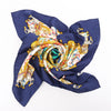 Hermès Carré 90 "LUNAPARK" Silk handkerchief in Navy Blue Secondhand