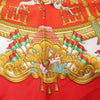 Hermès Carré 90 "LUNAPARK" 100% Silk Scarf in Red Secondhand