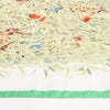 Hermès Carré 90 "Lapins Dans un Champ de blé" Silk handkerchief in Green Secondhand
