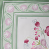 Secondhand Hermès Carré 90 "OEillets sauvages" Silk handkerchief in Green