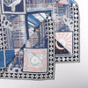 Hermès Carré 90 "Objets de Curiosite" Silk handkerchief in Blue x Gray Secondhand