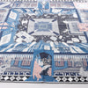 Hermès Carré 90 "Objets de Curiosite" Silk handkerchief in Blue x Gray Secondhand