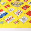 Hermès Carré 90 "PAVOIS" 100% Silk Scarf in Yellow Secondhand