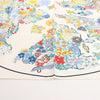 Hermès Carré 90 "PLANIFLEURS" Silk handkerchief in Ecru Secondhand