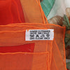 Hermès Carré 90 "Pythagore" Silk handkerchief in Orange Secondhand