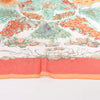 Hermès Carré 90 "Pythagore" Silk handkerchief in Orange Secondhand