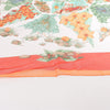 Hermès Carré 90 "Pythagore" Silk handkerchief in Orange Secondhand