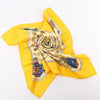 Hermès Carré 90 "Qu'importe le flacon" 100% Silk Scarf in Yellow Secondhand