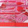 Secondhand Hermès Carré 90 "SELLE DE DIGNITAIRE" Silk handkerchief in Pink