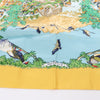 Hermès Carré 90 "SICHUAN " 100% Silk Scarf in Yellow Secondhand