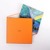 Hermès Carré 90 "CAVALIERS DU CAUCAS" Silk handkerchief in Blue Secondhand