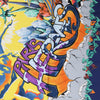 Secondhand Hermès Carré 90 "THE ALFEE AUBE" Silk handkerchief in Navy Blue