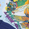 Secondhand Hermès Carré 90 "THE ALFEE AUBE" Silk handkerchief in Navy Blue
