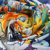 Secondhand Hermès Carré 90 "THE ALFEE AUBE" Silk handkerchief in Navy Blue