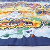 Secondhand Hermès Carré 90 "THE ALFEE AUBE" Silk handkerchief in Navy Blue