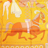 Hermès Carré 90 "Tea for Two" Silk handkerchief in Orange Secondhand