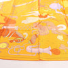 Hermès Carré 90 "Tea for Two" Silk handkerchief in Orange Secondhand