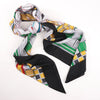 Hermès Carré Geant "Voltes et Pirouettes" Cashemere & Silk Scarf in Black Secondhand