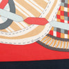 Hermès Carré Geant "La Selle Imaginaire" Cashemere & Silk Scarf in Red Secondhand