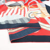 Hermès Carré Geant "La Selle Imaginaire" Cashemere & Silk Scarf in Red Secondhand