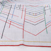 Secondhand Hermès Carré Géant "PIQUE SELLIER" Cashmere & Silk Scarf in Gray