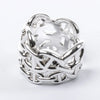 Hermes Chaîne d'Ancre Enchaînée Silver Ring, Size 54 EU Secondhand