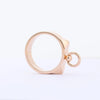 Hermes Collier de Chien Ring 750(PG) 6.5g 50 21AK270306 Secondhand