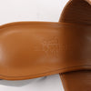 HERMES Cornelia Leather Sandals in Brown, Size 39 EU Secondhand