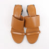 HERMES Cornelia Leather Sandals in Brown, Size 39 EU Secondhand