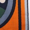 Hermès Carré 100 "ROBOCABAR" Cashmere and Silk Scarf in Blue x Orange Secondhand