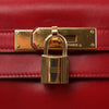 HERMÈS Kelly 28 Le Tournay Box Leather 2Way Handbag in Rouge ○U:1991 Secondhand