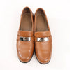 HERMES Kelly Leather Loafer in Brown, Size 37 EU Secondhand