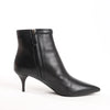 Hermes Leather Ankle Boots in Black, Size 38.5 EU Secondhand