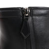 Hermes Leather Ankle Boots in Black, Size 38.5 EU Secondhand