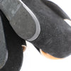 Secondhand HERMES Leather & Suede Wedge Sole Sandals in Black, Size 37 EU