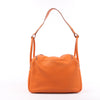 Hermes Lindy 34 Taurillon Clemence Orange Silver Metal Fittings Handbag □P:2012 Secondhand