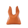 HERMES Massai PM Taurillon Clemence Leather Shoulder Bag in Orange □J: 2006 Secondhand