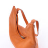 HERMES Massai PM Taurillon Clemence Leather Shoulder Bag in Orange □J: 2006 Secondhand