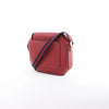 Secondhand HERMES Octagon Veau Epsom Crossbody Bag in Rouge Grenat X: 2016