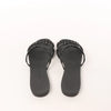 HERMES Rivage Rubber Sandals in Black, Size 36 EU Secondhand