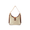 Hermes Sako Toile H Shoulder Bag in Brown ○O:1985 Secondhand
