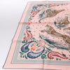 Hermès Double Face 90 "Cheetah Bandana" 100% Silk Scarf in Pink x Orange Secondhand