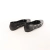 Secondhand Hermès Serie Button Punching Sack Leather Ballet Flats un Black, Size 39 EU