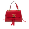 Valentino Medium Grained Calfskin VRing Top Handle Bag Secondhand