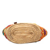 LOEWE Medium Floral Embroidered Raffia Basket Tote Secondhand