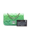 Chanel Extra Mini Rectangular Classic Patent Single Flap Secondhand