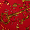 Hermès Les Cles Silk Handkerchief Secondhand